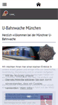 Mobile Screenshot of muenchner-u-bahnwache.de
